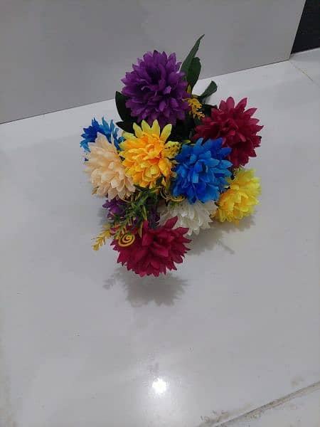 Artificial flower rose bunches and flower basket available and more 9