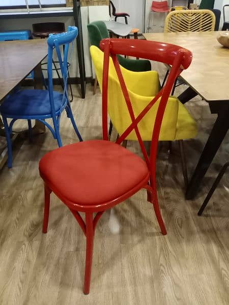 Dining Chair, Restaurant Cafe Furniture, Metal Dining Chairs 2