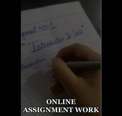 handwriting job