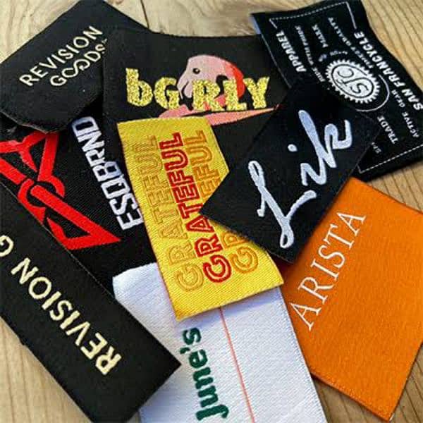 woven labels hang tags stickers paper bags 10