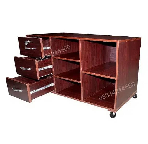 Wooden 3 drawer table to use at home or office 2