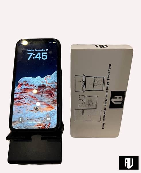 Universal Aluminum Phone Detachable Stand brand new black color 1