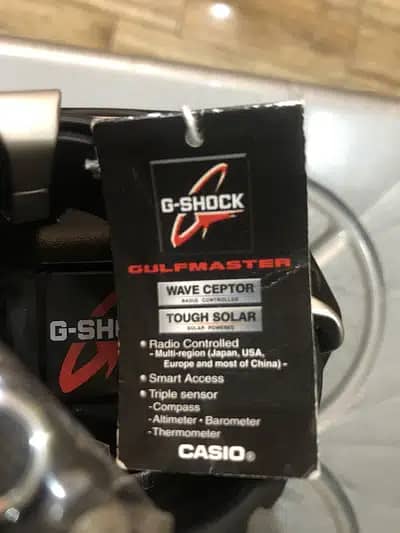 Casio G shock triple sensor gulf master 7