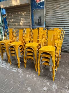 Metal Dining Chair, Restaurant Cafe Furniture, Imported Dining Chair