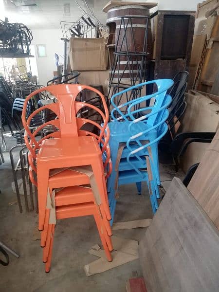 Metal Dining Chair, Restaurant Cafe Furniture, Imported Dining Chair 13