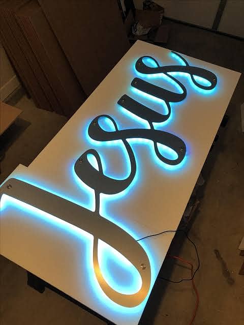 acrylic sign board acrylic logo with light acrylic led sign base 6