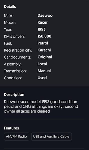 Daewoo  racer 3