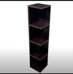 Fixed Price D1 Wooden corner rack 48 x 9 x 9 inch Dark brown 0
