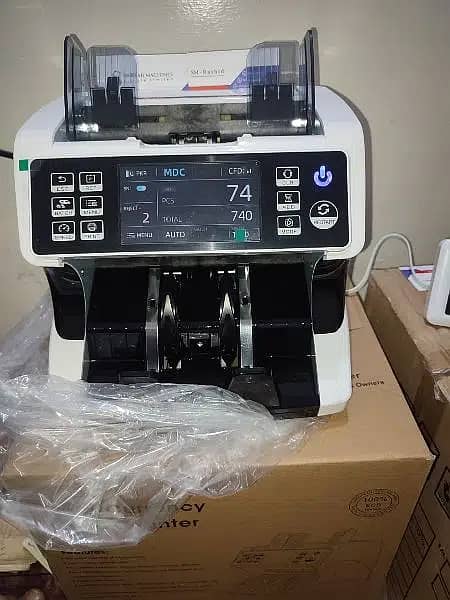 Wholesale Bank Currency,note Cash Counting Machine with fake detection 9