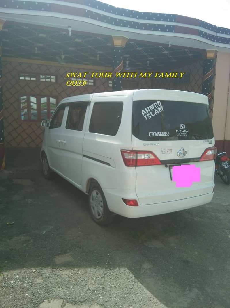 Rent a car/7 seater/Changan karvaan/Van for rent 5