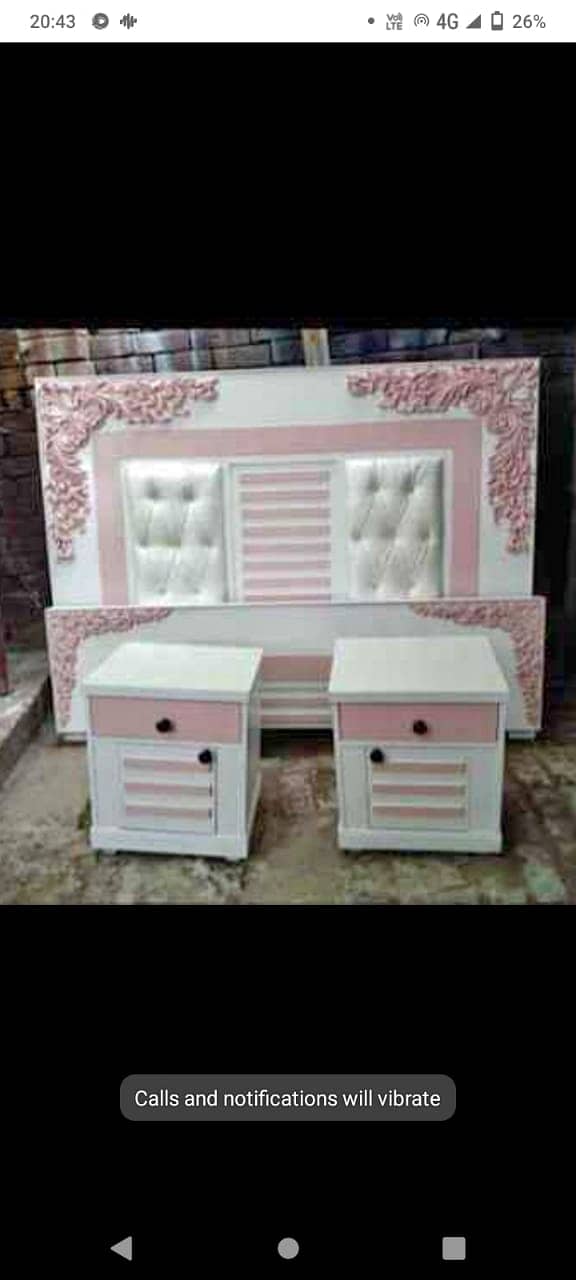 Double bed / bed set / Side Tables / Dressing Tables / bed / Furniture 2