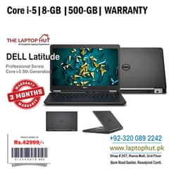 DELL | Laptop || Core i5 5th Generation | WARRANTY | 8-GB | 500-GB HDD 0