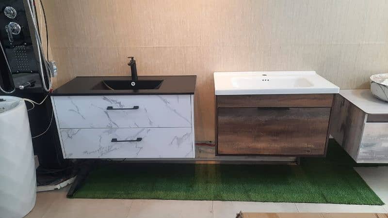 Best Bathroom vanity/ Wooden Textures Bathroom vanity/ Pvc Vanity 12