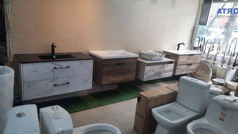 Best Bathroom vanity/ Wooden Textures Bathroom vanity/ Pvc Vanity 14