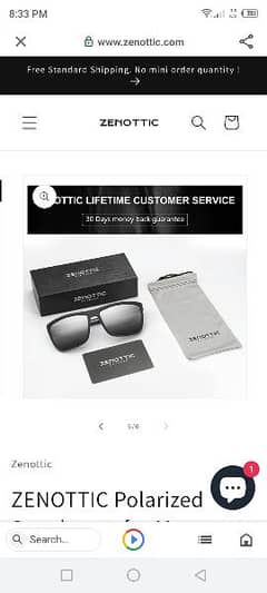 ZENOTTIC Polarized Sunglasses for Men Lightweight TR90 UV400 protectio