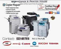 Photocopy Machine and Printers sell and Provide services