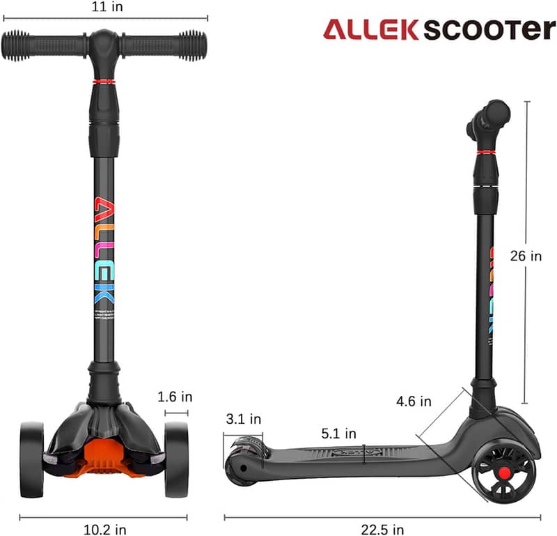 Scooter for Kids Toddlers Scooters 3 Wheels Kick Scooter 6