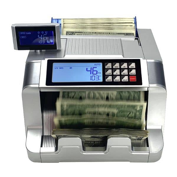 Cash counting machine, packet counter Note Sorting machine,in Pakistan 1