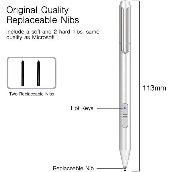 stylus Pen for Microsoft Surface Pro Hp Asus Dell with Palm rejection 6