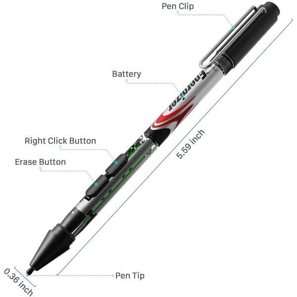 stylus Pen for Microsoft Surface Pro Hp Asus Dell with Palm rejection 14