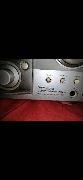 Japanese Amplifier AV-D55 220v direct plug in havy bass system. 1