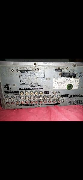 Japanese Amplifier AV-D55 220v direct plug in havy bass system. 4