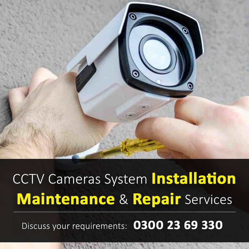 CCTV Cameras System Installation, Maintenance & Repair Services 1