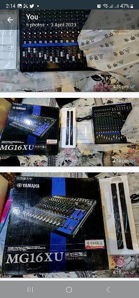Yamaha MG 16XU award winning origional Studio Recording Mixer 1