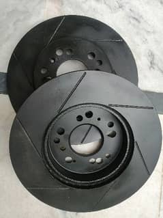 11" Slotted ventilated rotors 0