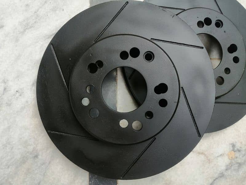 11" Slotted ventilated rotors 1