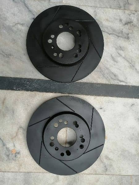 11" Slotted ventilated rotors 3