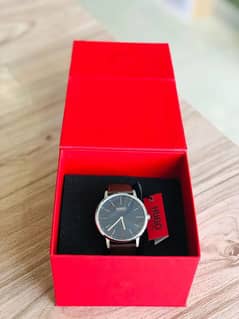 Hugo Boss Men's Watch Blue Dial Brown Leather Watch -1530128 0