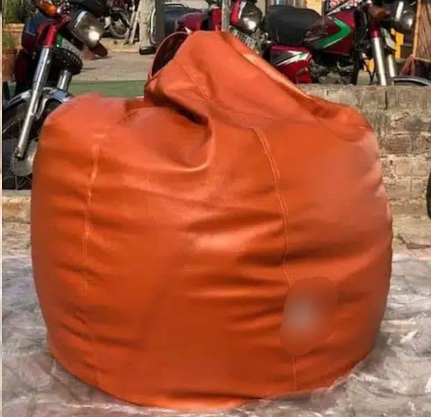 Leather Bean Bags _ Chair _ Furniture Home & Office Use Bean Bags 4
