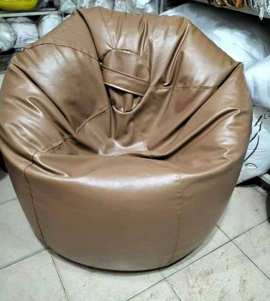 Leather Bean Bags _ Chair _ Furniture Home & Office Use Bean Bags 8