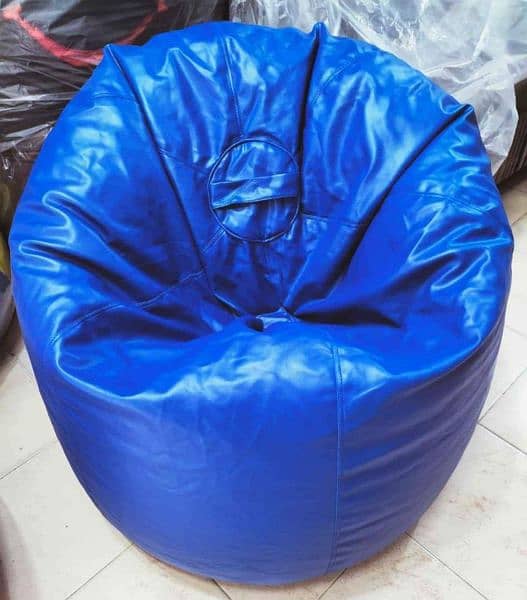 Leather Bean Bags _ Chair _ Furniture Home & Office Use Bean Bags 10
