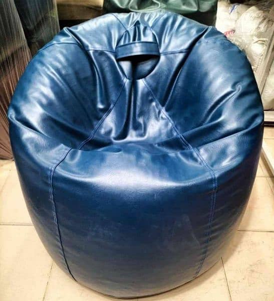 Leather Bean Bags _ Chair _ Furniture Home & Office Use Bean Bags 11