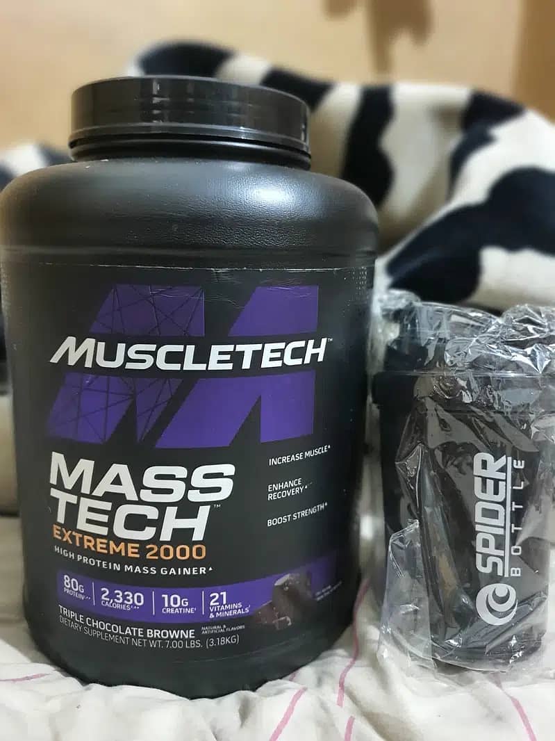 Mass-Tech Extreme Imported Muscle Gainer Protein Supplements 1