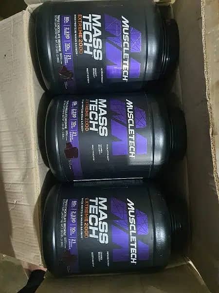 Mass-Tech Extreme Imported Muscle Gainer Protein Supplements 5