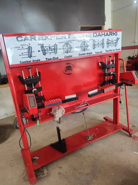 Wheel alignment, Wheel Balancing & weight, Puncture machine& compresor 0