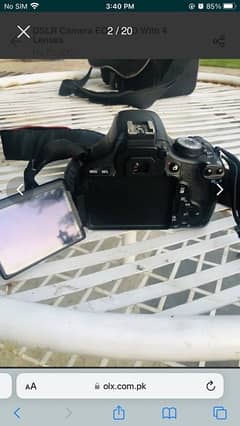 dslr canon 600D with 2 lenses……    urgent need of money