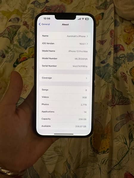 iphone 13 pro max  256gb non PTA 5