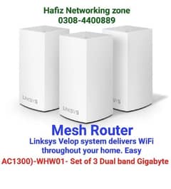 Linksys Velop Mesh WiFi System AC1300 Dualband Gigabyte 5gh