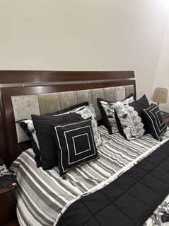 king size bed set solid wood