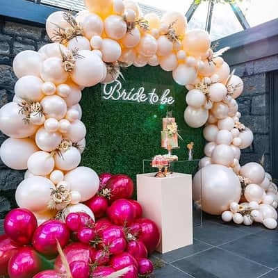 Balloons Decor, Home Decor, Lights, Event Planners, Catering, Stage