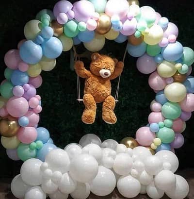 Balloons Decor, Home Decor, Lights, Event Planners, Catering, Stage
