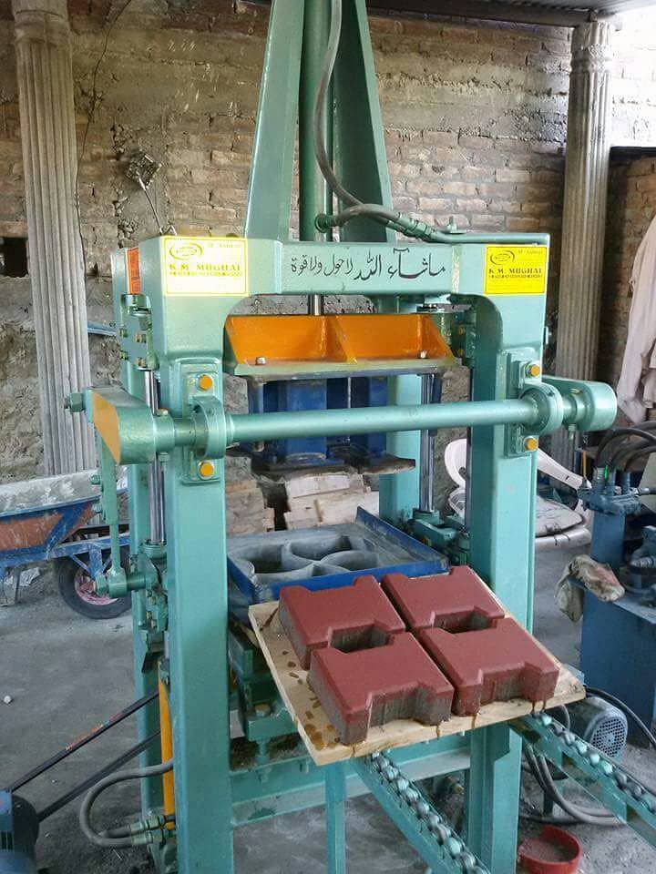Light weight Concrete Blocks making machine manual hydraulic press 10