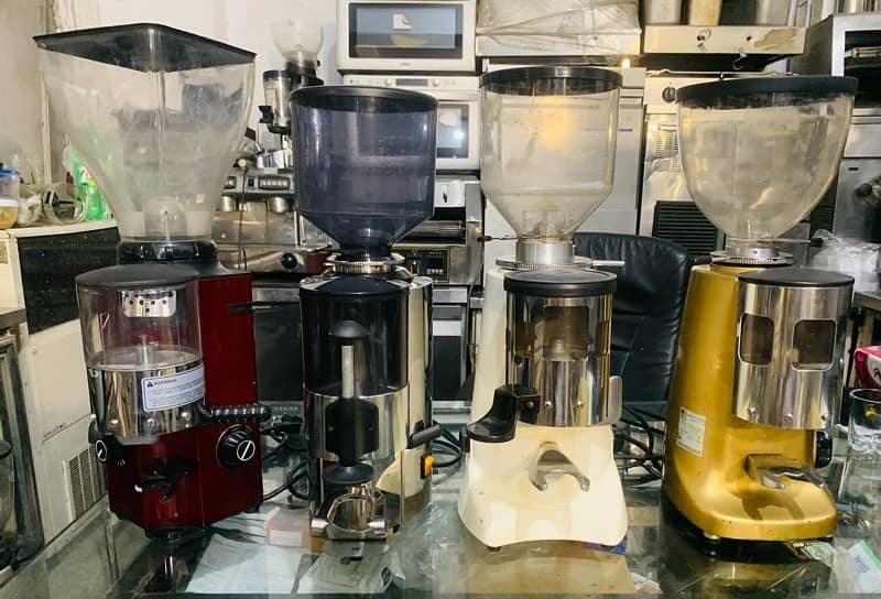 coffee grinder and machines 1