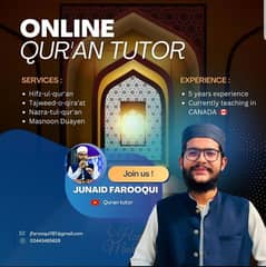 QUR'AN TUTOR ONLINE with (TAJWEED)