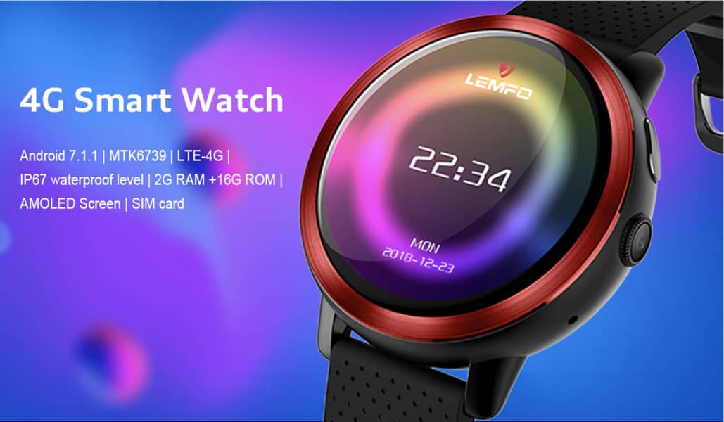 Brand New Lemfo Lem8 Android watch 0