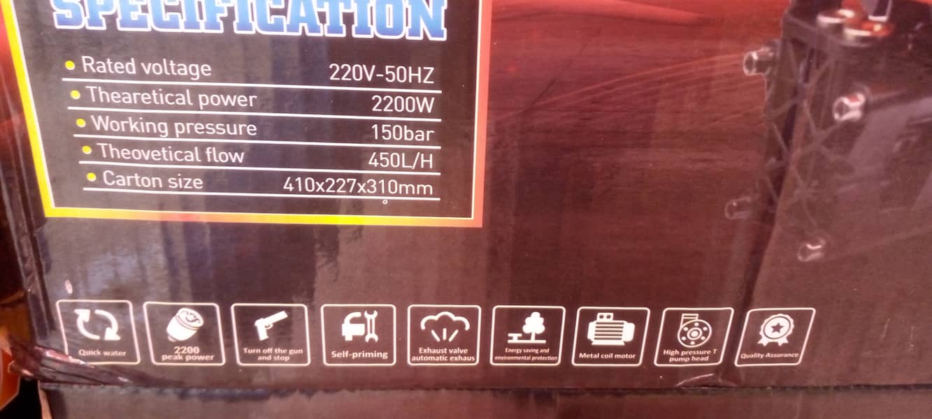 New) Water Pump High Pressure Car Washer - 150 Bar, Induction Motor 5